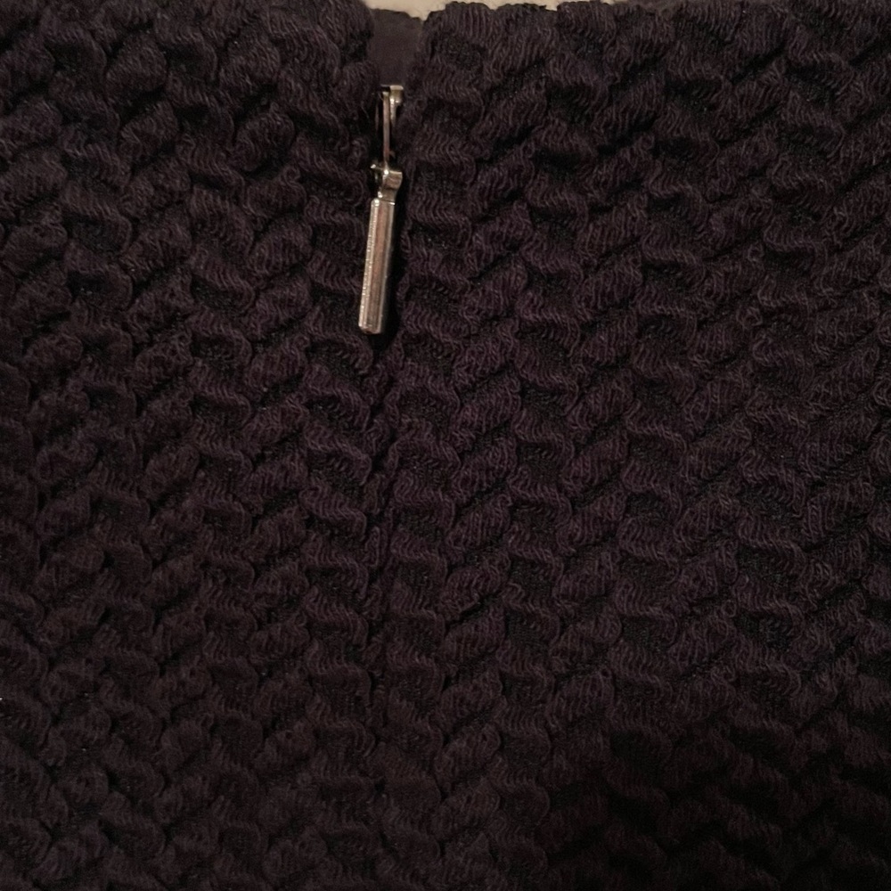Rebecca Taylor Cap Sleeve Stretch Texture Dress - Picture 9 of 10